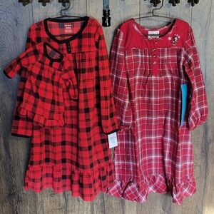 NWT Carter's/Disney Plaid Pajama Set (4T/4xs)